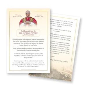 Pope Leo XIV Prayer Card